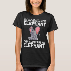 T-shirt Eléphant Pour Hommes Femmes Faune Indien Eléphant