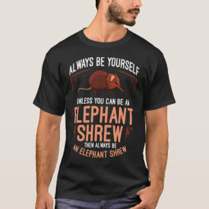 T-shirt Elephant Shrew cadeau Sengi mignonne Sumping souri