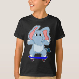 T-shirt Elephant Skater Skateboard Sports