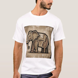 T-shirt Eléphant stylisé