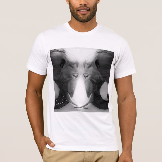 T-shirt Eléphant V-Neck (Devant)