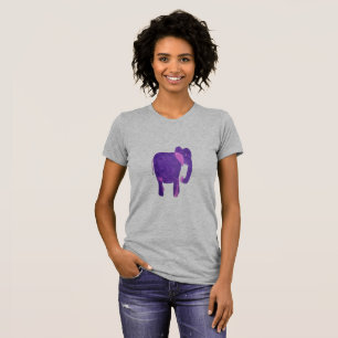 T-shirt Eléphant Violet