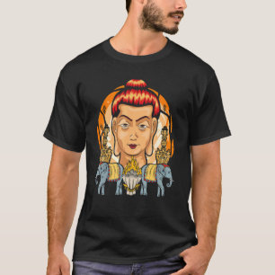 T-shirt Elephant Zen Bouddhiste Spirituelle Yoga Méditatio