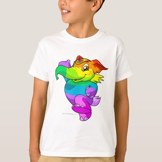 T-shirt Elephante arc-en-ciel (Devant)