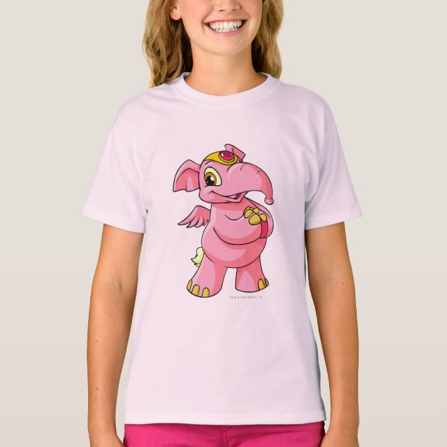 T-shirt Elephante rose (Devant)