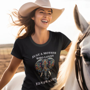 T-shirt Eléphants Ornat Révérie Artistique