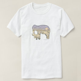 T-shirt Eléphants se lèvent (Art par Erin)