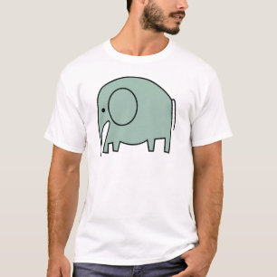 T-SHIRT ÉLÉPHANTS VERTS EN BON ÉTAT