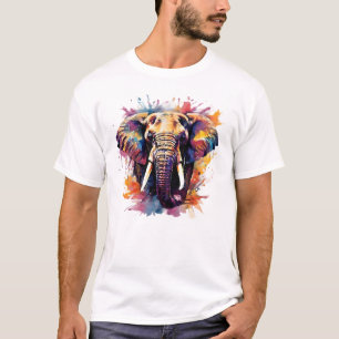 T-shirt Eléphate décontracté