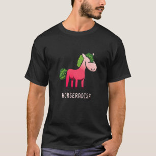 T-shirt Élevage d'animaux de cheval Raifort légume