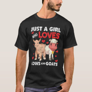 T-shirt Élevage de chèvre Ferme Animal Agricultrice Filles