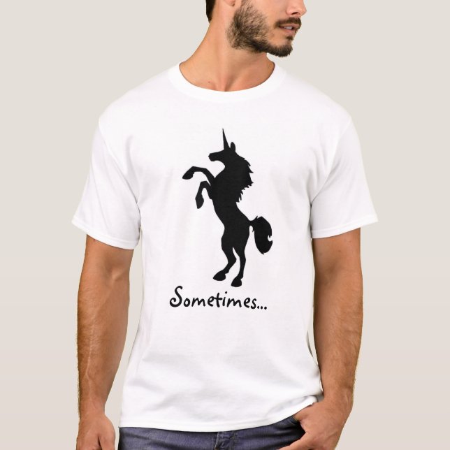 T-shirt Élevage de la licorne (Devant)