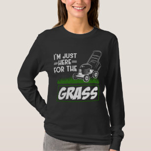 T-shirt Elevage de l'herbe soin de pelouse amusant tondeus