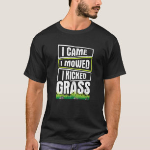 T-shirt Élevage de pelouse Je suis venu en motoneige j'ai 