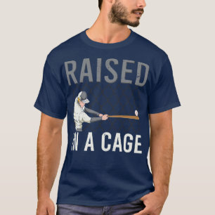 T-shirt Élevé dans une cage de baseball