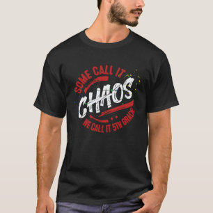 T-shirt Élève de cinquième année de l'école Enseignant Équ