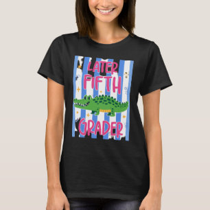 T-shirt Élève de cinquième année plus tard Alligator migno