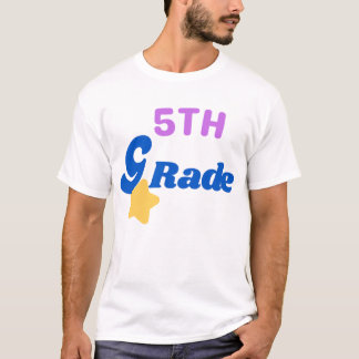 T-shirt Élève Enseignant de 5e année Rentrée Scolaire