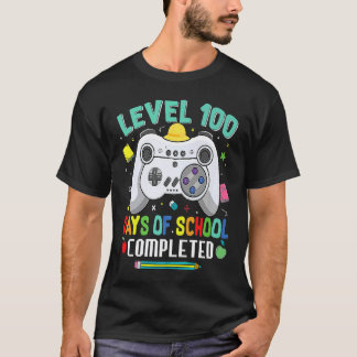T-shirt élève joueur de vidéo 100e jour enseignant 100 jou