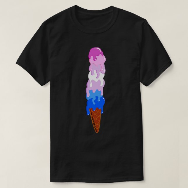T-shirt Élevé pour Pride 1 (Design devant)