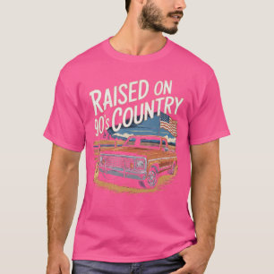 T-shirt Élevé sur la musique country féminine des années 9