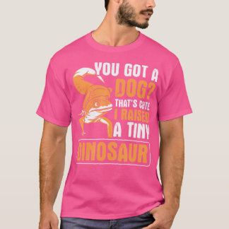 T-shirt Élevé Un Minuscule Dinosaure Gecko Herpétologie Re