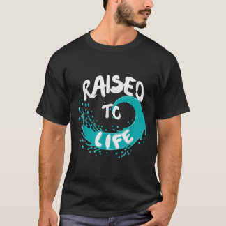 T-shirt Élevée À Vie Mignonnes Garçons Filles Enfants Chri