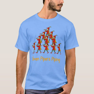 T-shirt Eleven Pipers Pipingwelve Days of Christmas family