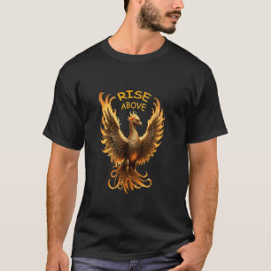 T-shirt Élever au-dessus du feu du phénix oiseau mythique