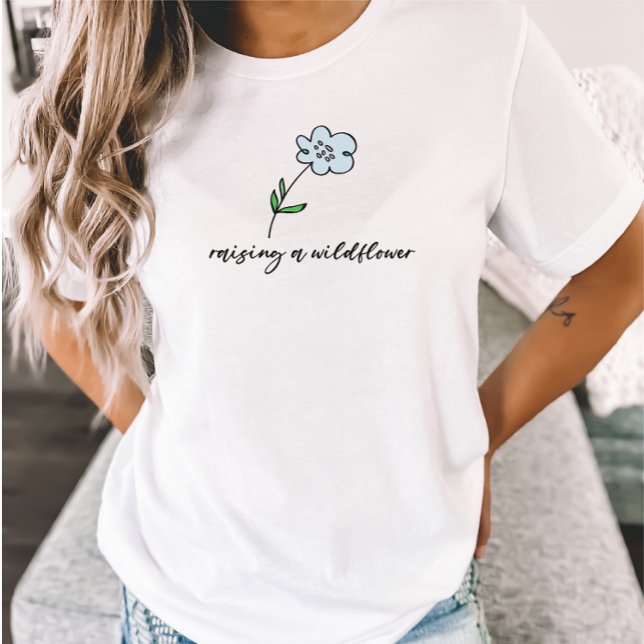 T-shirt Élever la maman Fleur sauvage Floral Mère d'une (Créateur téléchargé)