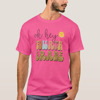 T-shirt élèves enseignant oh hey 4e année