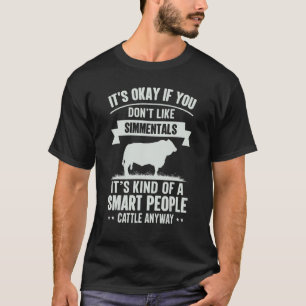 T-shirt Éleveur de bétail de personnes intelligentes Race