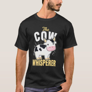 T-shirt Éleveur de vaches Chuchoteur Boucher et Trayeur