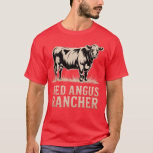 T-shirt Éleveur de vaches - Éleveur de Red Angus