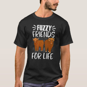 T-shirt Éleveur de vaches Highland cattle écossaises Longh