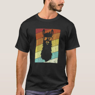 T-shirt Éleveur de vigogne guanaco lama alpin rétro