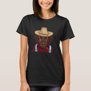 T-shirt Éleveur Retriever à poil frisé Chien d'élevage