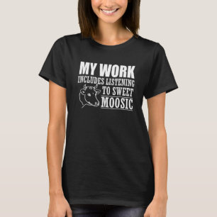 T-shirt Éleveurs de vaches de ferme travaillant agriculteu