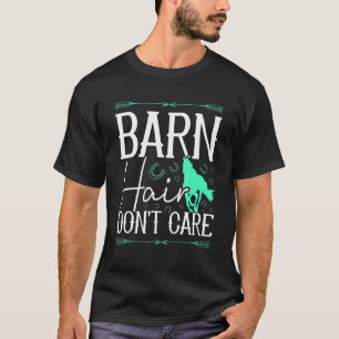 T-shirt Éleveuse de ranch cheveux de grange ça m'est égal