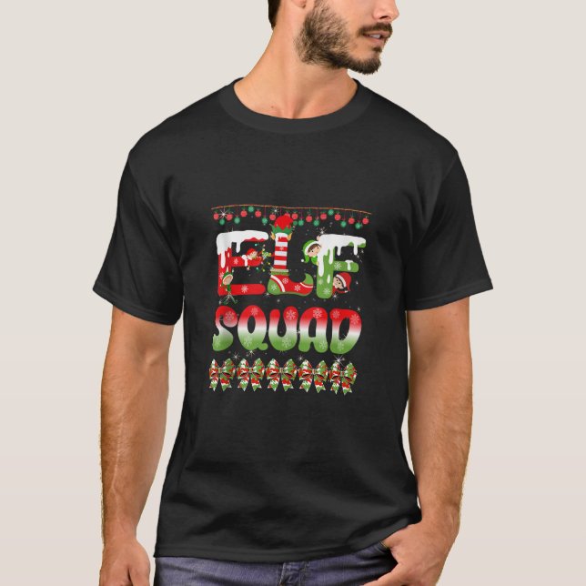 T-shirt Elf camo Coquette Bow Camouflage Old Hunting Party (Devant)