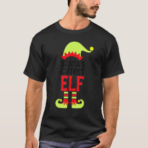 T-shirt Elf de Noël Elf Coupe Elf Cute Elf Père Noël Elf C