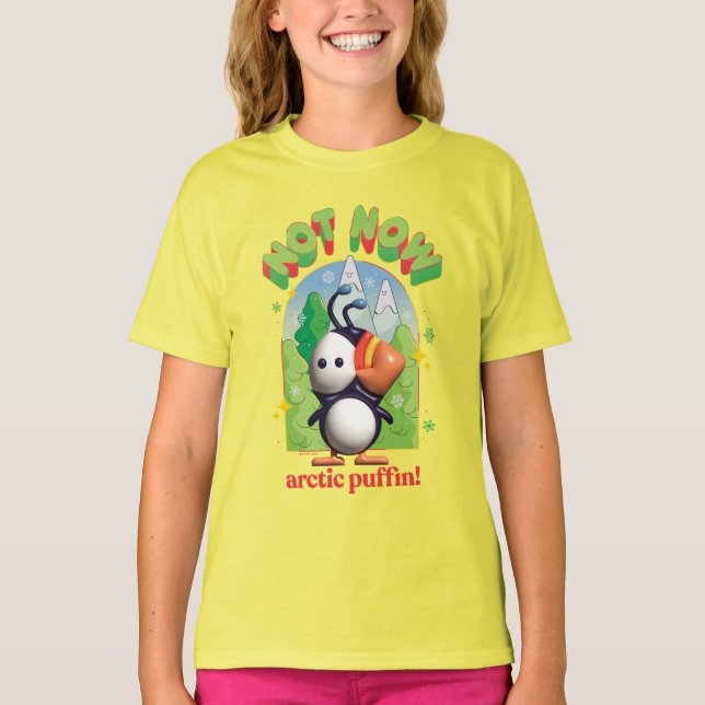 T-shirt Elf the Movie | Pas maintenant Arctic Puffin! (Devant)