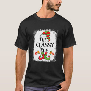 T-shirt Elfe Classy Matching Famille Drôle Noël P