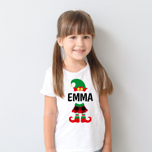 T-Shirt Elfe de Noël personnalisé