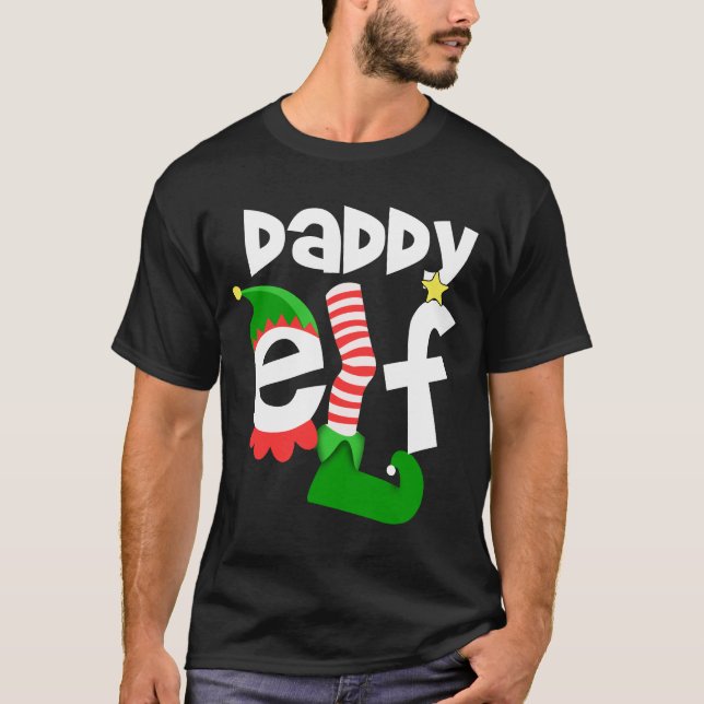 T-shirt Elfe de papa (Devant)