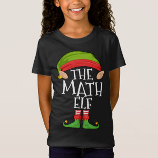 T-Shirt Elfe Math Xmas correspondant Elfe de la famille de