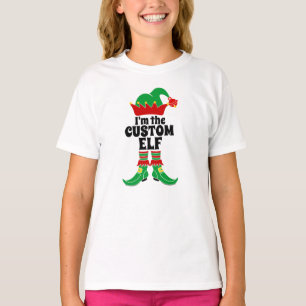 T-shirt Elfe Personnalisé Je suis Elfe Personnalisé Créez