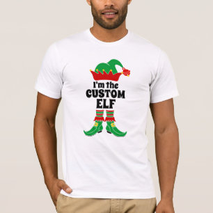T-shirt Elfe Personnalisé Je suis Elfe Personnalisé Créez 