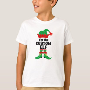 T-shirt Elfe Personnalisé Je suis Elfe Personnalisé Créez