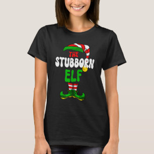 T-shirt Elfe Têtu Groupe de Pyjama Assortis Noël Fêtes